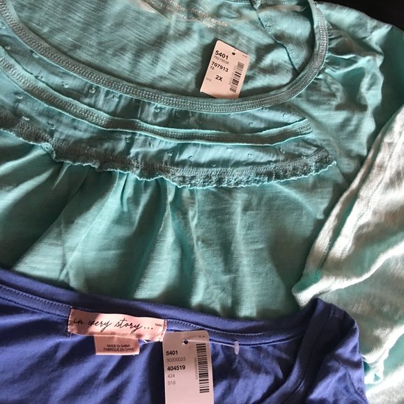 Ladies Plus Size Summer T=Shirts Bundle - Picture 3 of 4